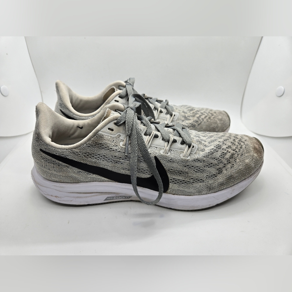 Nike Air Zoom Pegasus 36 Shoes Women's 9 Wolf Grey Running Athletic Gym Sneakers